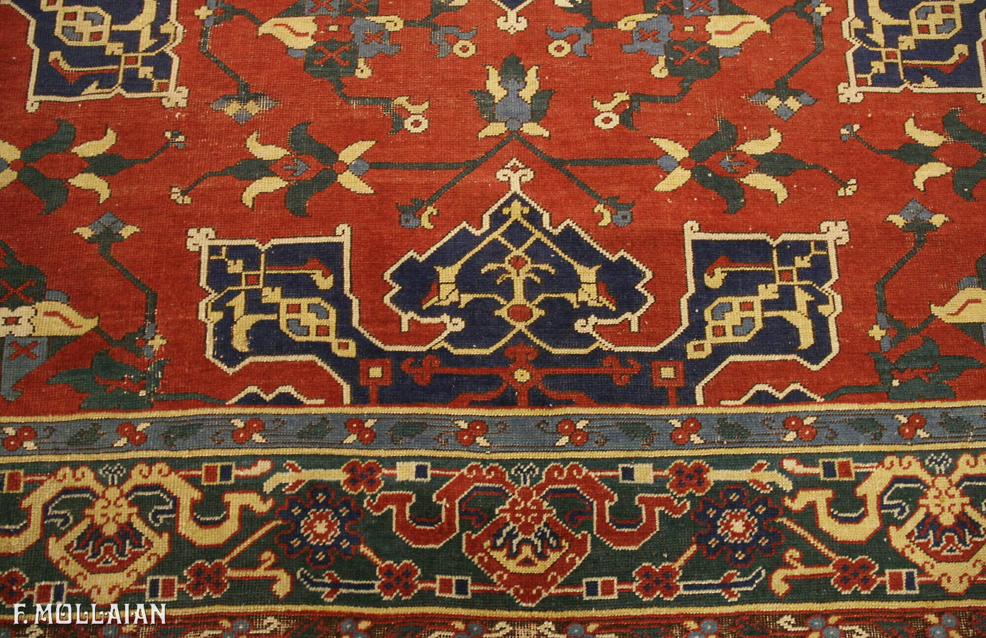 Antique Turkish Ushak (Oushak) Carpet n°:45993040